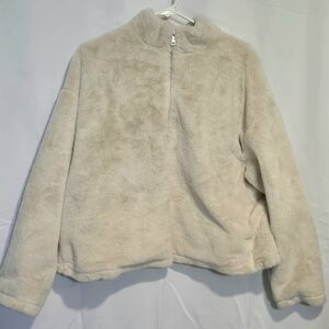 a new day Cream Faux Fur Jacket